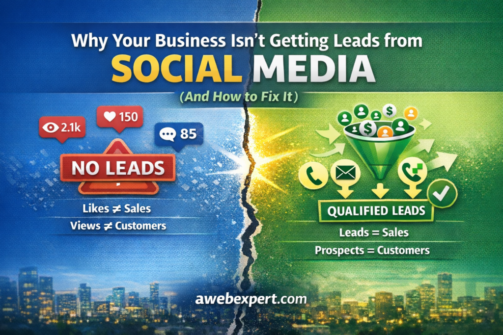 Why Your Business Isn’t Getting Leads from Social Media