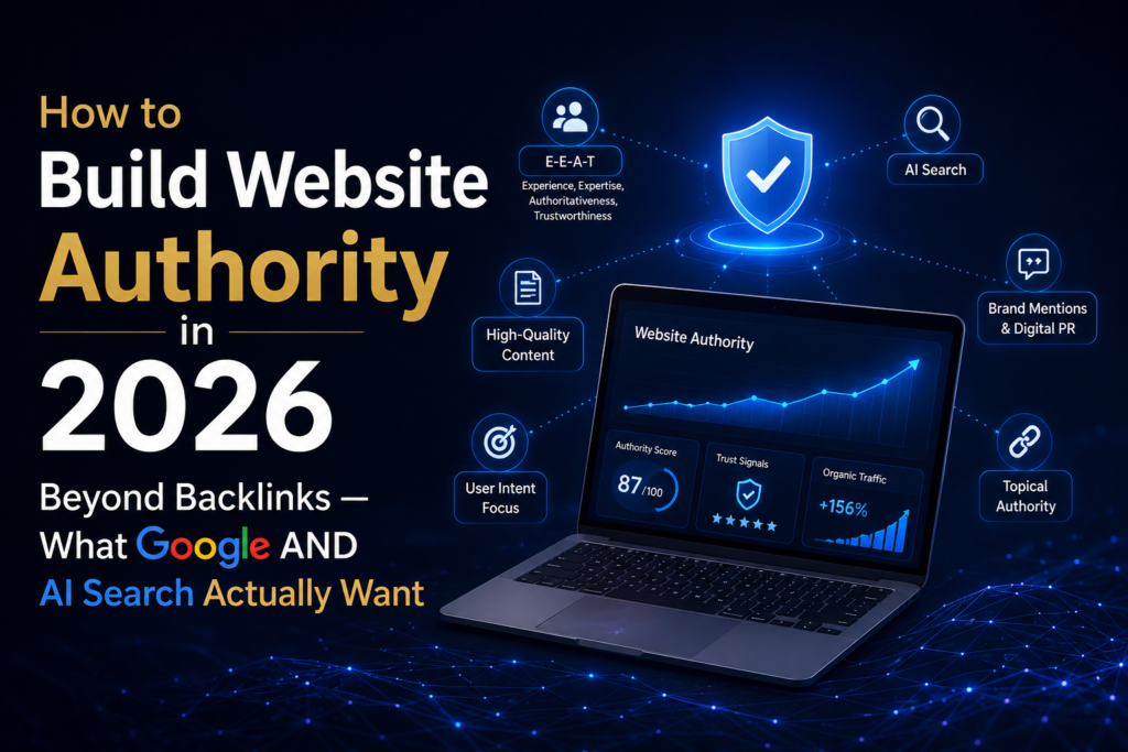 How to Build Website Authority in 2026